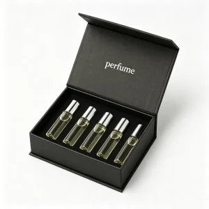 Custom Handmade Eco Friendly Recyclable 10ml Empty Perfume Bottle Mini Magnetic Drawer 15ml 20ml Discovery Set Box