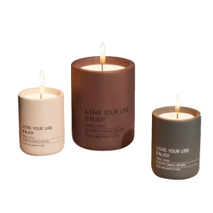 Custom Handmade Eco-Friendly Soy Wax Pillar Votive Aromatherapy Modern Luxury Lavender Scented Candles for New Year Home Decor