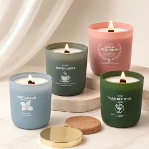 Custom High Quality Scented Candles Luxury Box Packaging with logo for Scented Candle for Holiday Gifts