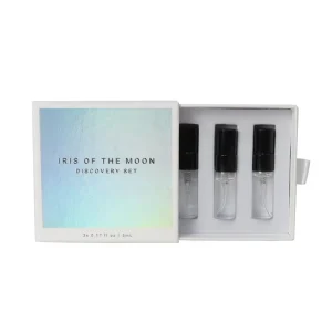Custom Holographic Foil Logo Print 5ml Vial 3 Bottle Perfumes Box Packing Discovery Set Perfume Test Box
