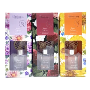 Custom Home Decor Reed Diffuser Sets 75ml Luxury Home Scent Fragrance Floral Aroma for Reed Diffuse