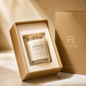 Custom Hot Brand Logo Packaging Private Label Aromatherapy Fragrance Glass Jar Scented Luxury Candles Gift Box Holiday Diwali