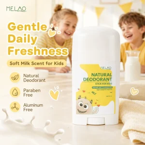 Custom Kids Deodorant Stick Natural Aluminum Free Paraben Free Non Toxic Gentle Underarm Body Odor Protection Factory Direct