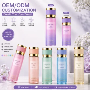 Custom Logo 250ml Hair And Body Mist Private Label Manufacturer Natural Fresh Scent Social Media Brand Perfume