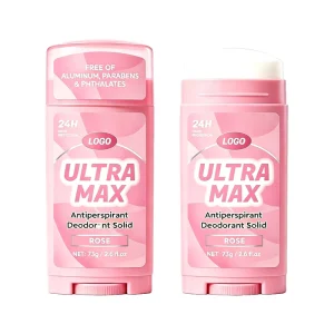 Custom Logo 75g Desodorante Antiperspirant Stick Natural Plant Extract Long Lasting Underarm Deodorant Stick