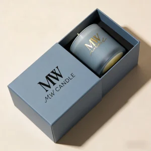 Custom Logo Glass Soy Wax Candles Eco Friendly Home Fragrance Bulk OEM Packaging