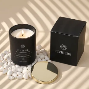 Custom Logo Handmade Non Toxic Glass Jar Luxury Aromatherapy White Soy Wax Home Decoration Scented Candle Mother’s Day Christmas