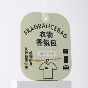 Custom Logo Hanging Wardrobe Fragrance Bag Vermiculite Stone Aroma Sachet Scented Sachet Bag for Drawer and Closet