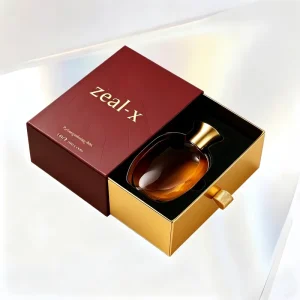 Custom Logo Luxury Rigid Drawer Box for Fragrance Cosmetic Perfume Bottle Perfume Gift Sets Packaging Mystery Box with Handle