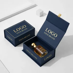 Custom Logo Perfume Gift Box Magnetic Folding Gift Box Packaging Rigid Paper Box Set for 30ML 50ML Bottles