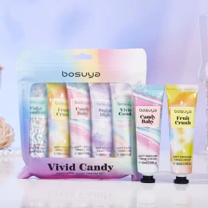 Custom Logo Private Label Mini Natural Organic Shea Butter Whitening Moisturizing Lavender Perfume Hand Cream Lotion Gift Sets