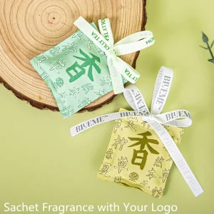 Custom Logo Scented Sachets for Clothes with Ribbon Bow