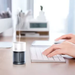 Custom Logo Ultrasonic Perfume Car Diffuser USB Rechargeable Portable Fragrance Oil Refresh Air Scent Car Aroma Diffuser