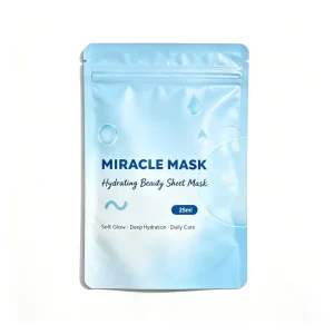 Custom Logo Zip Lock PE 3 Side Seal Stand Up Heat Seal Bag Skincare Cosmetic Cream Sample Sachet Packaging Pouch