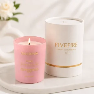 Custom Luxurious Glass Vessel Natural Soy Wax Aromatherapy Candle Smokeless Scented for Wedding Home Decoration New Year