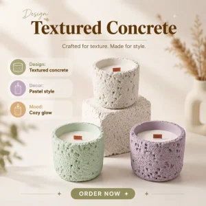 Custom Luxury Ceramic Scented Candles Smokeless Wedding & Thanksgiving Gifts with Soy Wax for Home Decoration Handmade