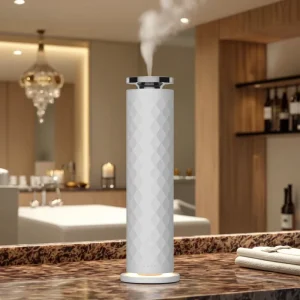 Hotel Tower Household Scent Difuser Machine Unique Tower Aroma Defuser Home Anhydrous Essential Oil Diffuser with Light