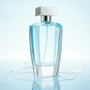 Custom Luxury Matte Fragrance Cosmetic Packaging Elegant 50ml 100ml Faceted Cut Glass Perfume Bottle Screen Printing