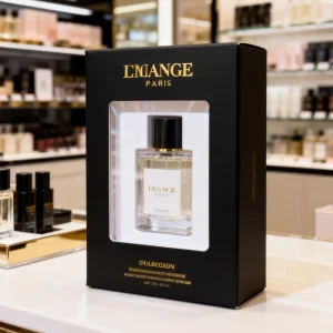 Custom Luxury Perfume and Essential Oil Gift Box for 50ml to 100ml Bottles Luxury Perfume Boxs Rigid Cardboard Box with Window