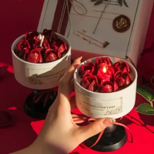 Custom Luxury Private Label Ceramic Cup Candle Home Decoration Reusable Ceramic Jar Scented Candle for Valentines Day Gift