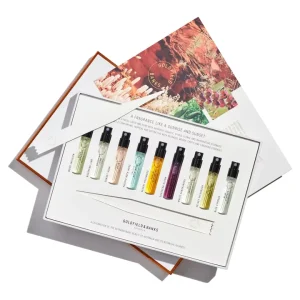 Custom Mini Fragrance Ampoules 2ml 3ml Bottle Holder Sample Set Perfume Scents Discovery Kit Gift Sliding Box Packaging