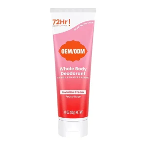Custom Natural Extracts Body Care Private Label 72H Deodorants Antiperspirants Invisible Cream
