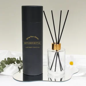 Custom Packaging Box Luxury Reed Diffuser Bottle Unique With Stick Reed and Box Packaging