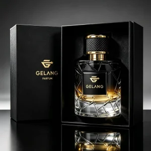 Custom Perfume Bottle Gradient Black Perfume Glass Bottle 50ml with Box Packaging