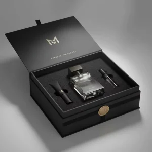 Custom Perfume Gift Set with Premium Glass Bottle and Rigid Box