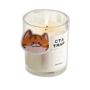 Custom Pet Friendly Non Toxic Floral Plant Scented Handmade Art Soy Wax Candle Essential Oil Holiday Home Indoor Aromatherapy
