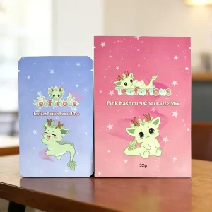 Custom Printed Instant Potion Tea Pouch Heat Seal Mylar Sachet Bag For Powder Drinks And Loose Leaf Tea