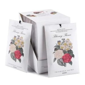 Custom Printed Recycled Kraft Paper Home Fragrance Bag Scented Sachets Packaging Paper Sachet Envelopes