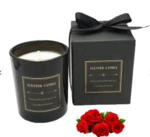Custom Private Label 100% Organic Soy Wax Candles Essential Oil Aromatherapy Scented Candles Luxury Gift Set for Home Decor