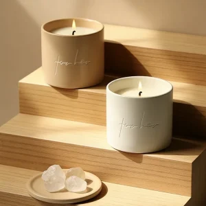 Custom Private Label Cylindrical Candle Gift Jar Candle Tea Light Packaging Tube Round Candle Box for Bottles