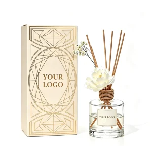 Custom Private Label Reed Diffuser Aromatherapy Set Long Lasting Fragrance for Home Office Hotel Bathroom Decoration