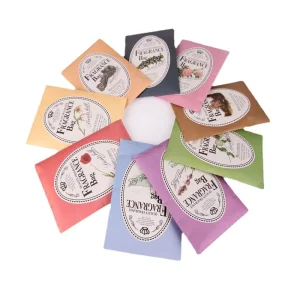 Custom Promotional Eco friendly Minimalist Perfume Scent Diffuser Air Freshener Envelop Sachet Plant Fiber Strong Long lasting