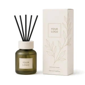 Custom Reed Diffuser Glass Bottle Private Label Long Time Lasting Aroma Oil Rattan Sticks Gift Box Manufacturer
