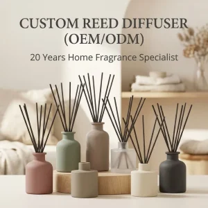 Custom Reed Diffuser with Imported Premium Oil Luxury Fragrance for Spa Hotel