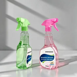 Custom Reusable Empty Clear PET 500ml Car Room Household Cleaning Water Liquid Trigger Spray Bottle Packaging