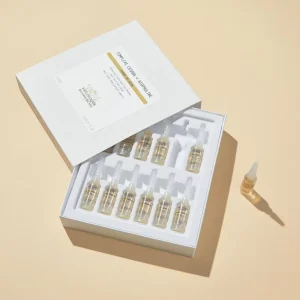 Custom Rigid Cardboard Perfume Ampoule Serum Magnetic Packaging Gift Set Box High End Peptide Vial Package Sponge Lining