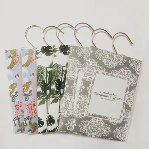 Custom Room Air Freshener Wardrobe Lavender Fragrance Scented Sachets for Drawer and Closet with Hanger Sachets Bag