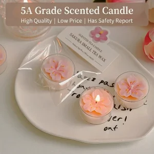 Custom Scent Valentines Gift Handmade Novelty Peony Soy Wax Scented Candles Home Home Fragrance Aromatherapy Candle