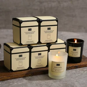 Custom Scented Aromatherapy Candles Soybean Wax Wedding Decorations Thanksgiving Souvenirs Pour Craft 22312