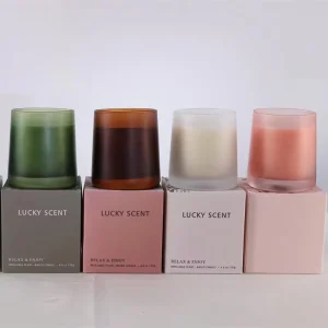 Custom Scented Relieve Anxiety Scented Candle Premium Quality Home Decor Soy Wax Candle for Gift