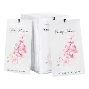 Custom Scented Sachets With Hook Vermiculite Packaging Car Air Freshener For Wardrobe Closet Lavender Scent PET Box