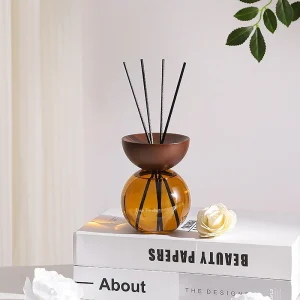 Custom Scents Logo Packaging Natural Essential Oil Air Freshener Reed Diffuser Set