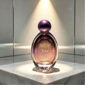Custom Shimmering Perfume Purple Gradient Bottle Long Lasting Lavender Scent Private Label Fragrance OEM Vendor