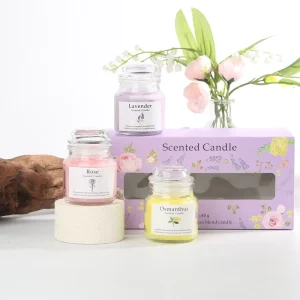 Custom Soy Wax Flower Scent Scented Candle Home Fragrance Aromatherapy Decor Gift Room Interior Supply Bulk Bedroom