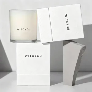 Custom Soy Wax Private Label clear Glass Jar Scented Candles Gift with Thick Bottom Luxury Premium Decorative in Bulk