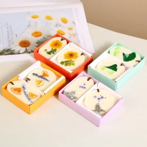 Custom Various Botanical Wardrobe Fragragrance Scented Soy Wax Tablets
